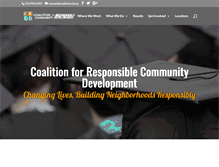 Tablet Screenshot of coalitionrcd.org